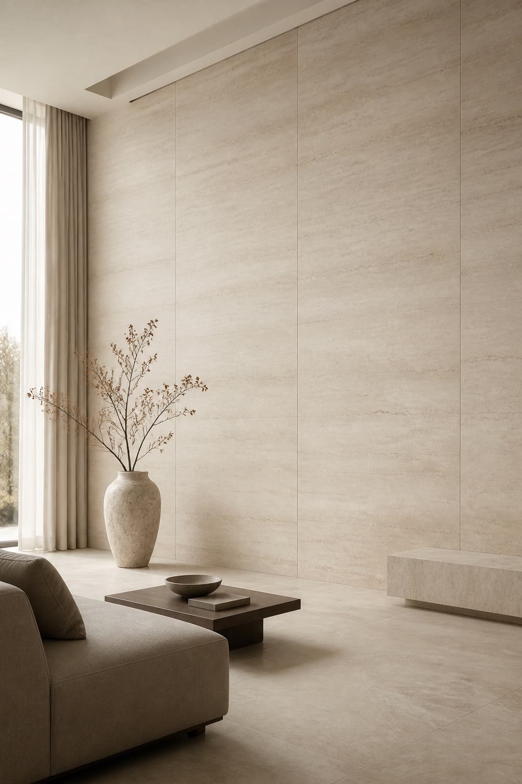 Stone texture architectural application